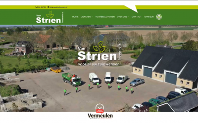 De nieuwe website van hovenier Van Strien staat online